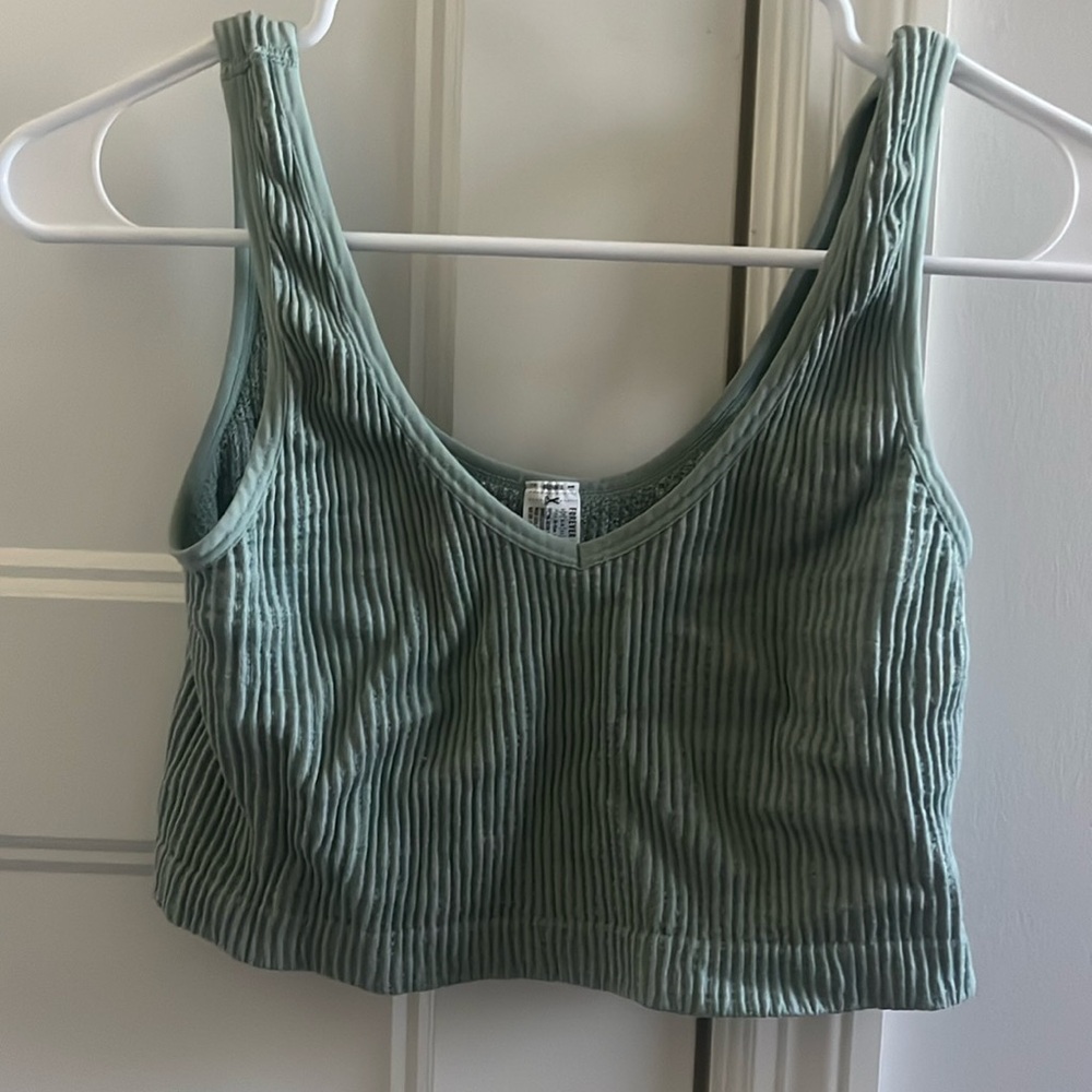 teal tank top, size small, rarely worn